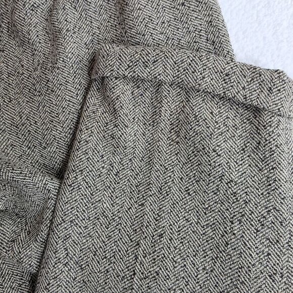 Vintage Style Signature By Larry Gray Texured Coat Set With Wide Legged Trousers - Picture 14 of 16